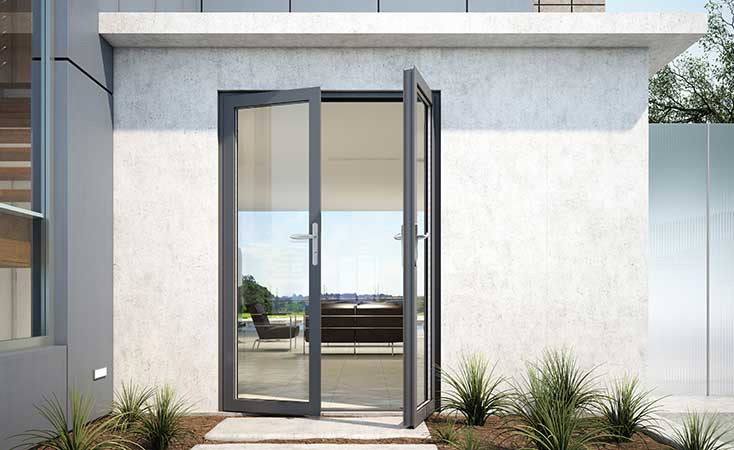 Aluminum Hinged Doors